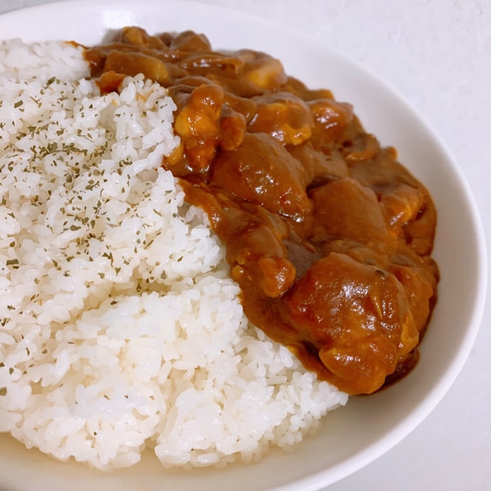 トマト煮リメイク♪トマトチキンカレー